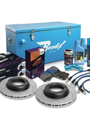 Price Drop Bendix Ultimate 4WD Front Brake Upgrade Kit for Non-ABS 76, 78, 79 Series Land Cruiser Built Before August 2014 (Standard Ride Height) - Check Compatibility - U4WD-BUK16 (*Bulky Item, Freight Charges Apply) (Bulky Item - Freight Applies)