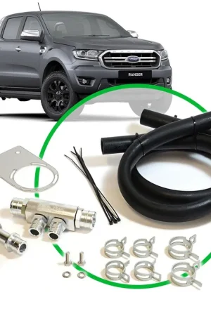 Instant Buy SAAS Oil Catch Can Installation Kit fits Ranger PK-II 2015 - Onwards - ST2103