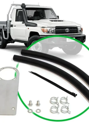 Same Day Shipping SAAS Oil Catch Can Installation Kit fits Land Cruiser 79 Series 4.5L 2009 onwards - ST1205