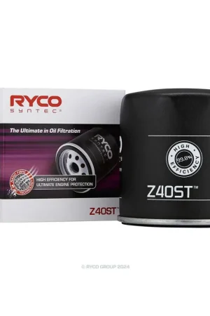 Ryco Syntec High Efficiency Oil Filter - Z40ST Crafted
