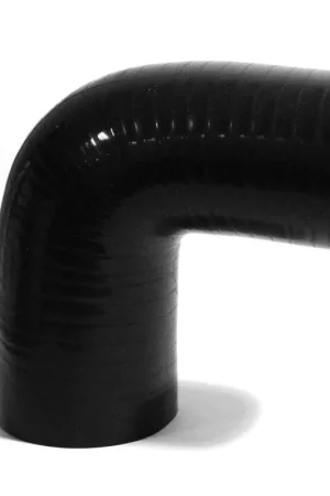 Holiday Sale SAAS SSH907076 - 90 Degree Right Angle Silicone Reducer - 70 x 76mm (2.75 x 3 Inch) - Black