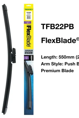 Reduced Price Tridon Flexblade - Push Button 22In - TFB22PB