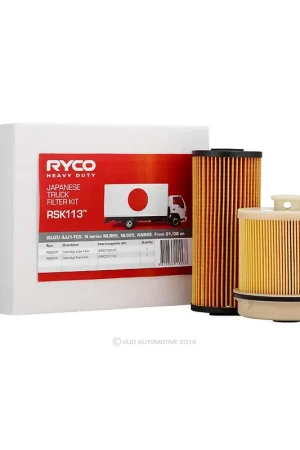 Ryco HD Service Kit Rsk113 Suits: Isuzu 4Jj1-Tcs. N Series Nlr85, Nls85, Nnr85 (From 01\\/08 ..\\/On) Editor’s Pick