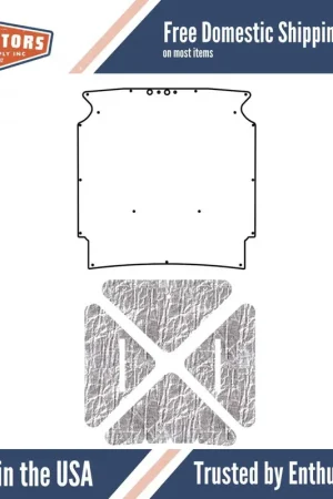Trunk Insulation Kit for 1964-1965 Mercury Comet Coupe Top Pick