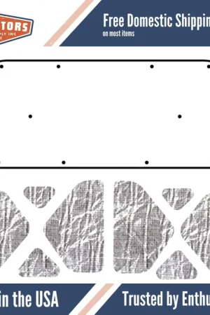 While Supplies Last Rear Cab Insulation Kit for 2004-2008 Ford F-150 Truck Regular Cab