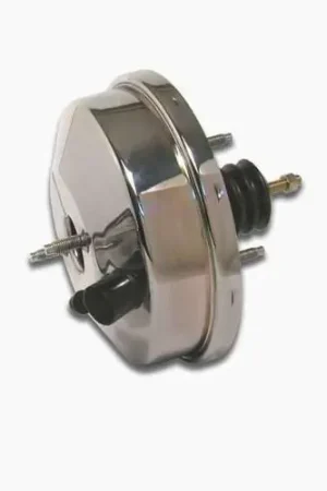 SSBC 9 Inch Chrome Booster Dual Bowl Master Cylinder for OE Non-Power Disc Brake Cars - A28144C Trusted Brand