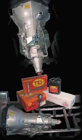 Free Delivery Gennie Shifter Sizzler Transmission Package - AOD 4 Speed OD Streetfighter - Includes Clutches - Bands - Pan - Improved Lubrication System - 9000F4