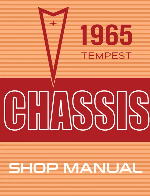 Service Manual for 1965 Pontiac Tempest Genuine