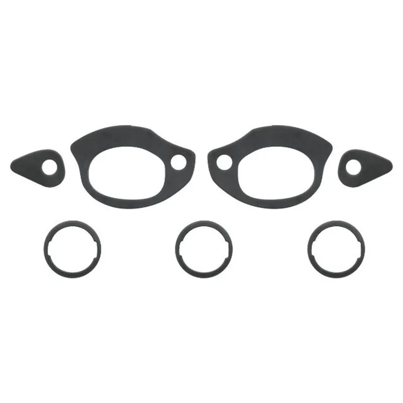 Door Handle Gaskets & Lock Cylinder Set 7 Pieces for 1967-1969 Chevrolet Camaro Time-Limited