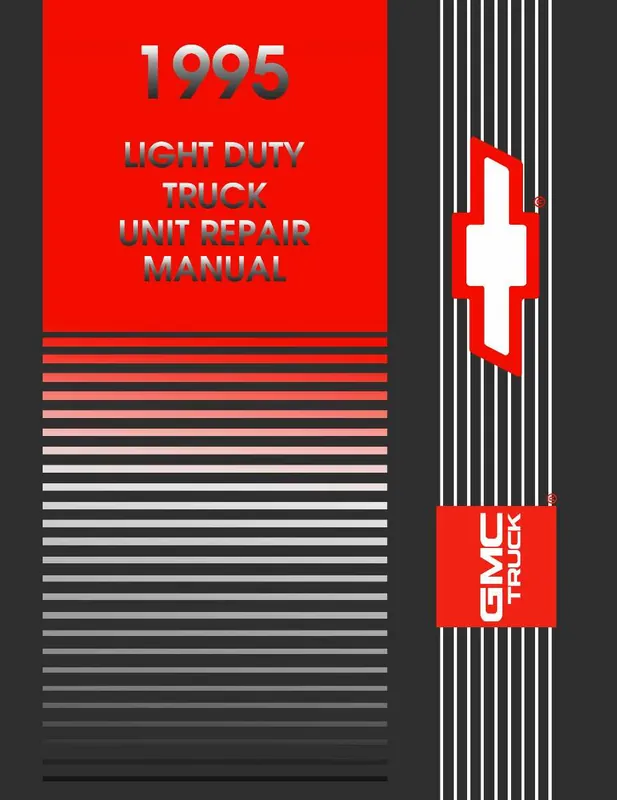 Latest Service Manual for 1995 Chevrolet, GMC Light Duty Truck