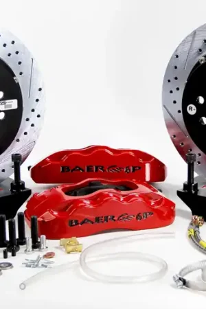 Baer Brakes 4262177FR Baer Brakes 13" Pro+ Rear Brake Kit, Fire Red, SDZ Certified