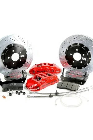 Baer Brakes 4301514R-1 Baer Brakes 15" Extreme+ Front Brake Kit, Red, Slot Professional Grade