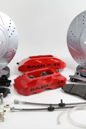 Next Day Delivery Baer Brakes 4261276CY Baer Brakes 13" Track4 Front Brake Kit, Comp Yellow, SDZ