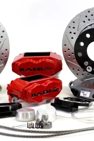 Baer Brakes 4261357HO-X1 Baer Brakes 11" SS4+ Front Brake Kit, Hugger Orange, SDZ, ARP Studs Original