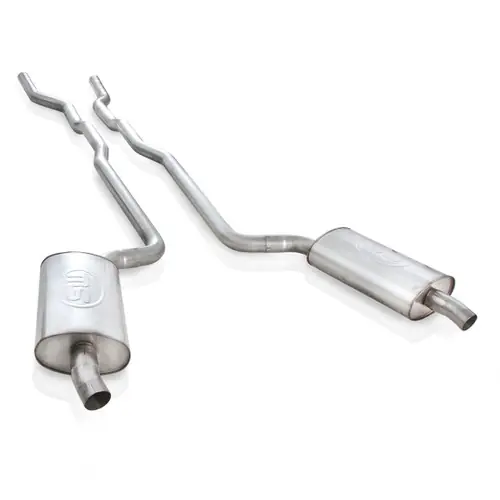 Stainless Works 1973-82 Corvette Exhaust 2-1/2" Factory Style Mufflers 2-1/2" Turndowns V6367SW Hot Picks
