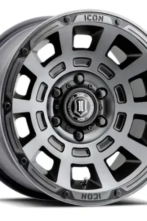 ICON Thrust 17x8.5 6x5.5 0mm Offset 4.75in BS 106.1mm Bore Smoked Satin Black Wheel - 2817858347SSBT Order Now