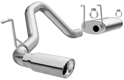 Magnaflow MF Series Stainless Cat-Back For 2011-2013 Ram 1500 4.7L V8 Standard Cab #16386 Professional Grade