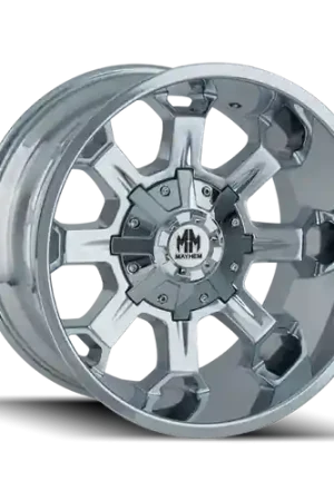 New Release Mayhem 8105 Combat 17x9 / 8x165.1 BP / -12mm Offset / 130.8mm Hub Chrome Wheel