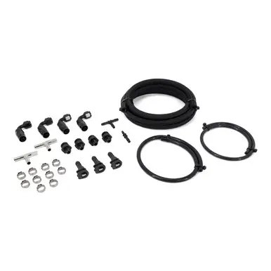 Exclusive Offer IAG Braided Fuel Line & Fitting Kit For IAG Top Feed Fuel Rails & OEM FPR. Fits Subaru WRX, STI, Legacy GT and Forester XT models.