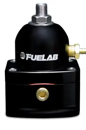 Fuelab 515 EFI Adjustable FPR 25-90 PSI (2) -10AN In (1) -6AN Return - Black While Supplies Last