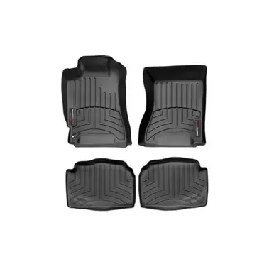 Direct From Factory WeatherTech Front & Rear FloorLiner For 2003-08 Subaru Forester - Black - 441281-440972