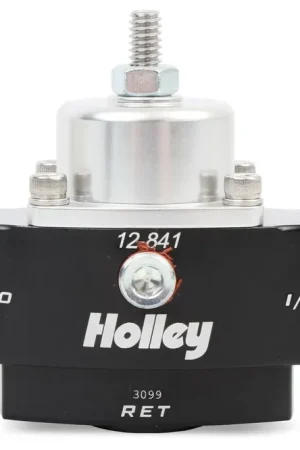 Holley HP Billet Carbureted By Pass Fuel Pressure Regulator Street/Strip Carbureted Applications Two Port Adjustable from 4.5 to 9 PSI Markdown