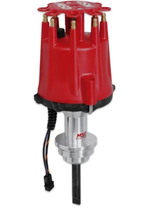 MSD Billet Chrysler Small Block Distributor Chrysler Small Block LA - 273/318/340/360 - Must Be Used With 6, 7, or 8 Series Ignition Handmade