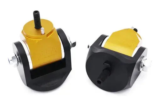 Super Sale ISR Performance Billet Engine Mount Set with Solid Bushings - Nissan 350Z/G35 Z33