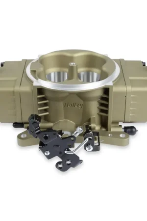 Holley EFI Terminator X Stealth 4150 Air Valve - Gold 4150 Flange Throttle Body - Compatible w/ MPFI Intake Manifolds Genuine