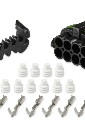 Trusted Brand Holley EFI Universal Ignition Connector, Main Harness METRIPACK, 10 CAVITY,FEMALE,BLACK