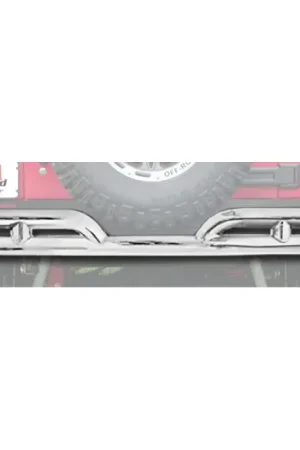 Trending Rugged Ridge 3in Double Rear Tube Bumper 07-18 Jeep Wrangler