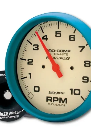 Autometer 5" In-Dash Tachometer 0-10,000 RPM Ultra-Nite Fast Shipping
