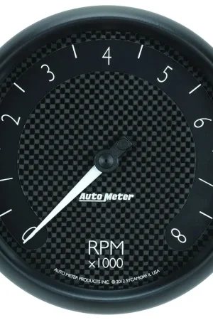 Top Rated Autometer 5" In-Dash Tachometer 0-8,000 RPM GT