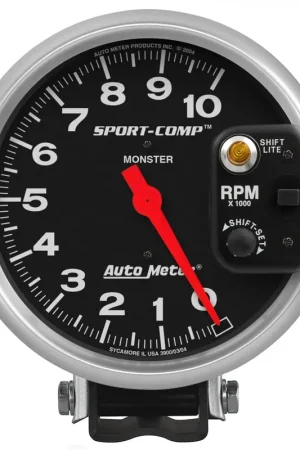 Autometer 5" Pedestal Tachometer 0-10,000 RPM Sport-Comp Final Sale