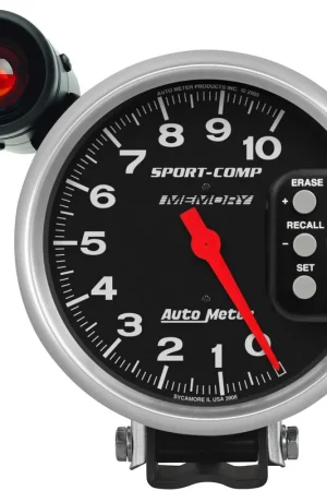 Autometer 5" Pedestal Tachometer 0-10,000 RPM Sport-Comp Low Price