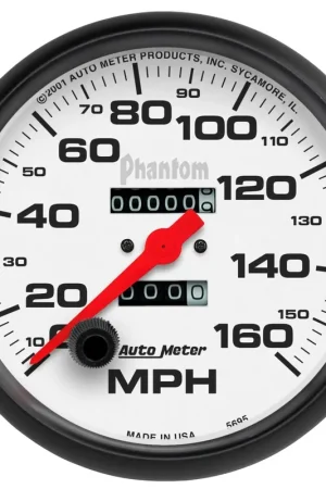 Autometer 5" Speedometer 0-160 MPH Mechanical Phantom Cheap