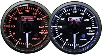 In Demand ProSport 52mm 'Premium' Exhaust Gas Temperature Gauge - Amber/White - Fahrenheit