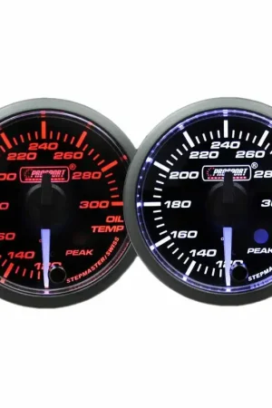 ProSport 52mm 'Premium' Oil Temperature Gauge - Amber/White - Fahrenheit Bulk Order