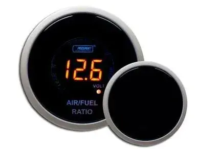 Crafted ProSport 52mm Digital Air/Fuel Ratio & Volt Gauge - Amber