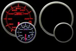 ProSport 60mm 'Premium' Oil Temperature Gauge - Amber/White - Fahrenheit Sale