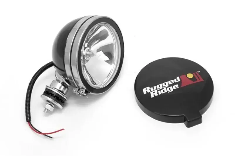 Rugged Ridge 6in Halogen Light Black Steel Housing High Quality