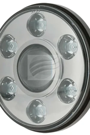 Express Delivery Ignite 7" LED Headlight 9-36V High/Low Beam / DRL Chrome Face 7LEDs 65W