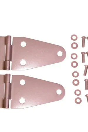 Handmade Rugged Ridge 76-86 Jeep CJ / Jeep Wrangler Satin Stainless Steel Hood Hinge Kit