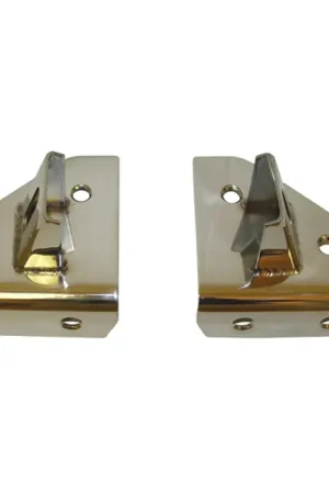 Clearance Rugged Ridge 76-95 Jeep Wrangler Stainless Steel Windshield Light Mounting Brackets