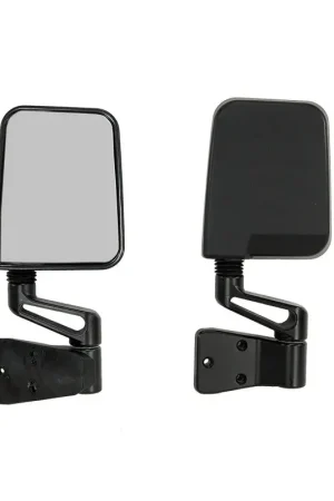 Limited Time Rugged Ridge 87-02 Jeep YJ/TJ Black Door Mirror Kit