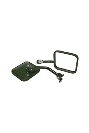 Rugged Ridge 87-95 Jeep Wrangler YJ Black CJ-Style Side Mirror Kit Price Cut