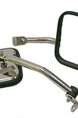 Rugged Ridge 87-95 Jeep Wrangler YJ Stainless Steel CJ-Style Side Mirror Kit Place Order