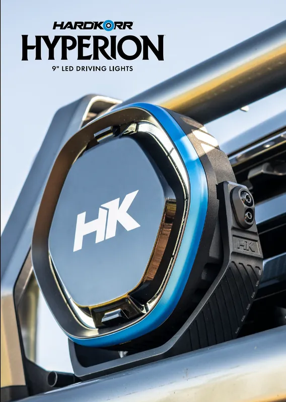 Hardkorr 9" Hyperion Driving Light -LUX @ 1,183 Price Cut