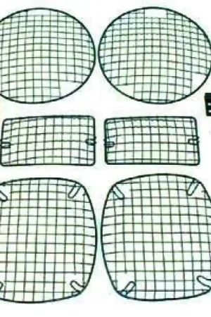 Order Now Rugged Ridge 97-06 Jeep Wrangler TJ Black Stone Guard Set