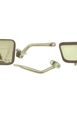 Wholesale Rugged Ridge 97-06 Jeep Wrangler TJ Stainless Steel CJ-Style Side Mirror Kit